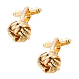 1 Pair Gold Men'S Cufflinks, Fashion Shirt Alloy Accessories Cufflinks For Men, For Business Gatherings, Birthdays, Anniversaries