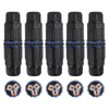 MELIFE 5PCS IP68 Waterproof Electrical Cable Connector, Outdoor 3 Pin