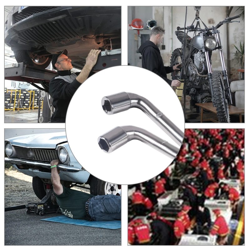 ALMOCN 4PCS 3D Printer Nozzle Wrench 6mm 7mm L-Shaped Hexagonal