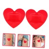 Ipetboom 20pcs Heart Shaped Bandages Breathable Flexible Stickers Bandages for