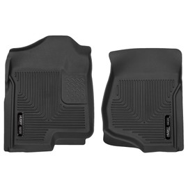 Husky Liners X-act Contour Floor Mats | Fits 2011-2023 Chrysler 300 AWD, RWD, 2011-2023 Dodge Charger AWD, RWD | 2nd Row, 1-pc Black - 55381