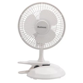 Holmes Convertible Desk & Clip Fan, White HCF0611A-WM