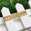 Acxico 1Pcs Mini House Miniature 1:12 Scale Set of Gold