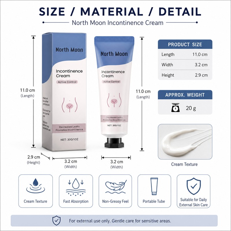 Intimate Skin Comfort Cream for Women – Lightweight Moisturizer for