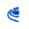 Plastic decorative safety security chain 10FT, Crowd Control Center (BLUE+SHOOKS)