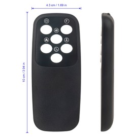 AULCMEET FR60XD Remote Control Replacement for Intertek Wall Mount Fireplaces Heater IF-32FSB FR60XD