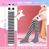 Kids Girls Knee High Socks Crazy Silly Long Cute Funny