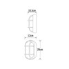 KONSTSMIDE Elmas 7650-750-2 Set of 2 Basement Lights Wet Room
