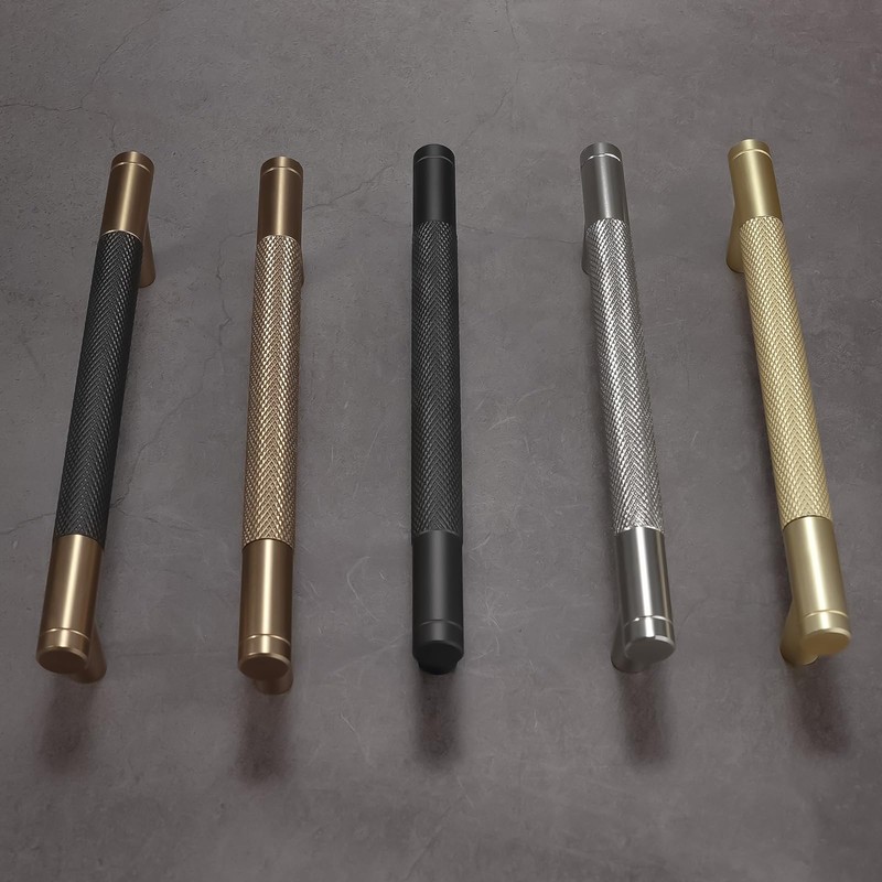 BUKOBYHE 10 Pack 7.5Inch Brushed Satin Nickel Kitchen Cabinet Handles