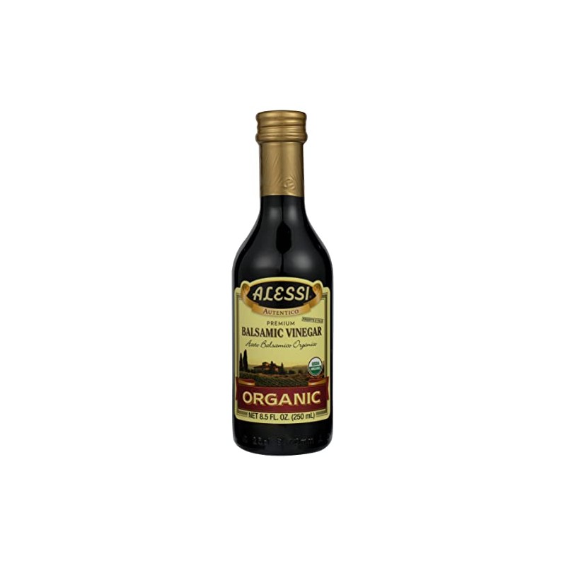 ALESSI VINEGAR BALSAMIC RED ORG, Pack of 6