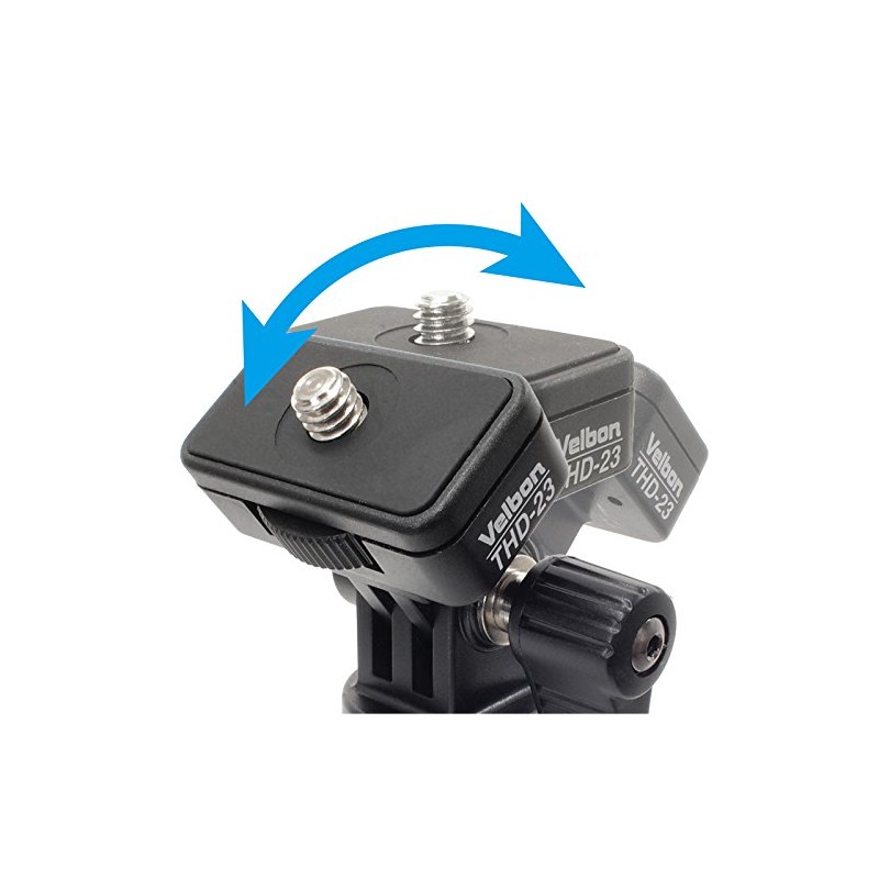 ベルボン Velbon 1Way雲台 THD-23 小型 底面径24mm ティルト専用 プラスチック製 383624 ブラック