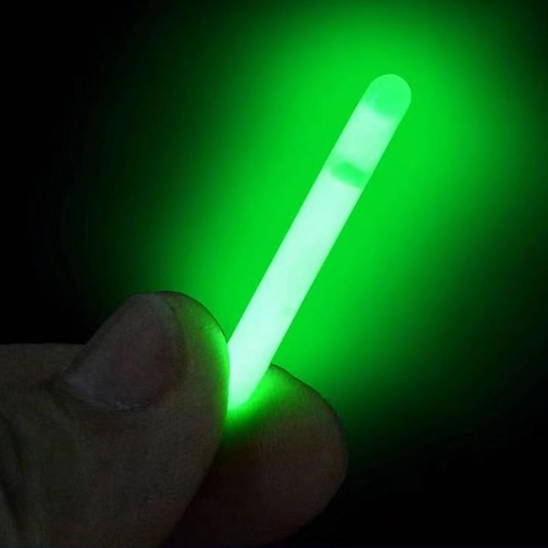WNHNO 100-Pack Fishing Float Light Sticks - 3mm Fluorescent Glow