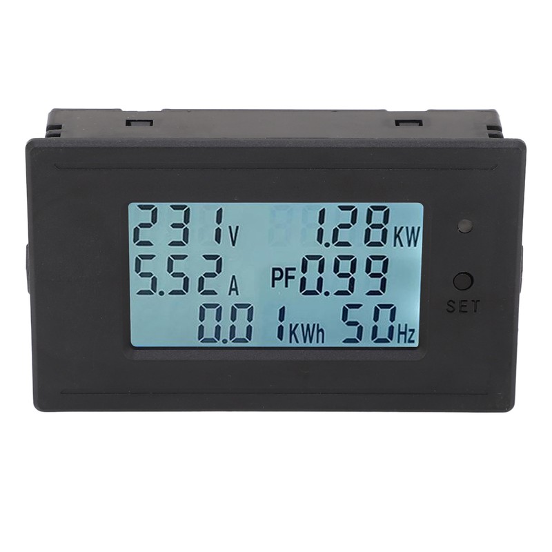 Battery Capacity Monitor Current Voltage Temperature Indicator Backlit LCD Display