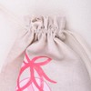 Ballet Dance Shoe Bag Drawstring Gift Bag Canvas Cinch Travel