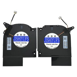 New CPU + GPU Cooling Fan for HP OMEN 9 Slim 16-U 16-WF 16-WD 16-XF TPN-C167 TPN-C170 EG75071S1-C300-S9A N44737-001 EG75071S1-C310-S9A 8NDCC21 2. 2H17 ND8CC22-22H18 DC12V 6.00W