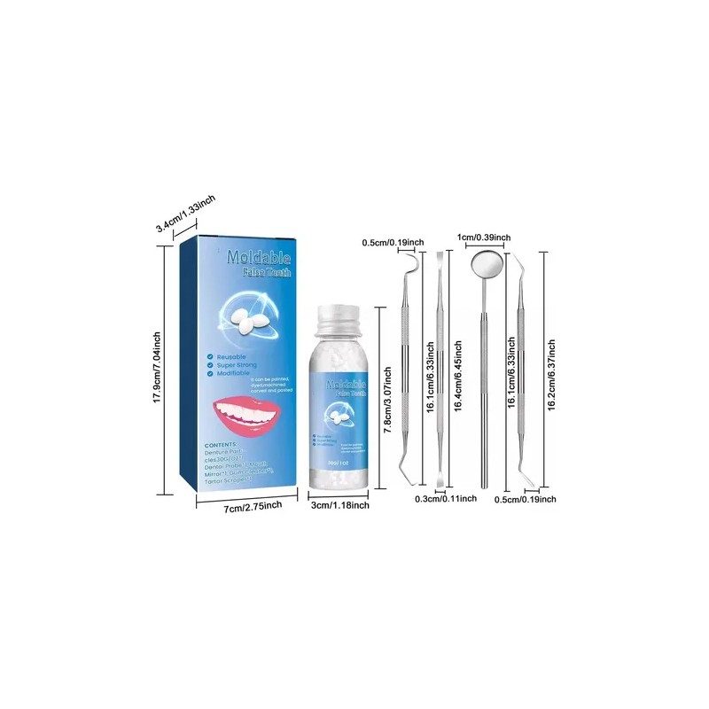 Kit De Reparación De Dientes: Dientes Postizos Para Reparar