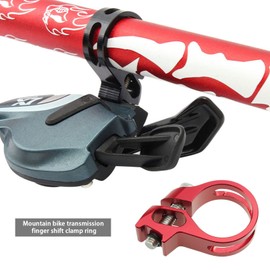 Be In Your Mind Bicycle Gear Lever Clamp Replacement Compatible with Sram X7 X9 X0 XX X01 XX1 Shutter Release Gear Lever Aluminium Alloy 45 x 32 x 12 mm Red