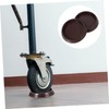 Outanaya 24pcs Non Skid Furniture Pads Round Wheel Caster Cups