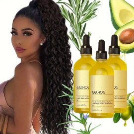 3pcs Aceite Esencial Para Cuidado Del Cabello Veganic Hair