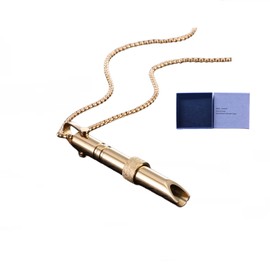 Breathing Necklace for Mindful, Meditation & Anxiety Relief, Smokeless Inhaler for Stop Smoking, Quit Vaping, Calm Down, Yoga, Shift Focus, Relaxation, Breathe Exercise, Spiritual Gift for Men& Women (Rose gold)