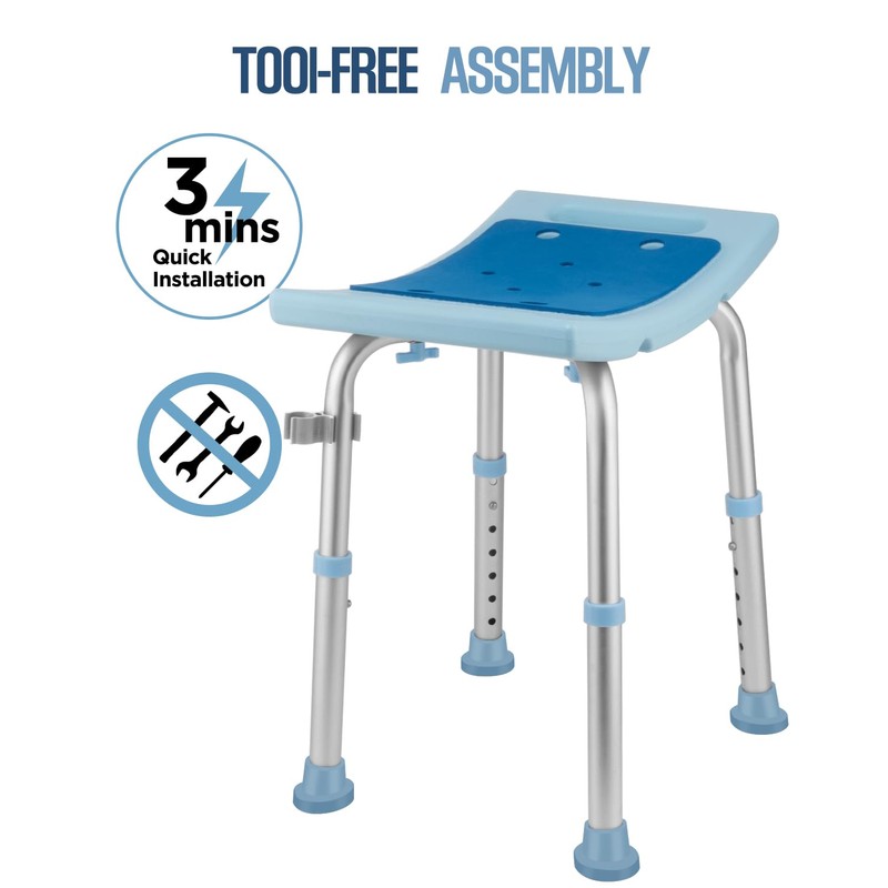 Shower Chair for Elderly Seniors, Shower Stools and Benches for
