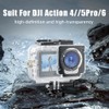 YaelHelens Waterproof Case for DJI Action 4/5/6, 60M Underwater Housing