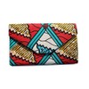 Dupsie's Red, Turquoise, white African Print Clutch Purse