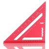 DOYUKY 7 Inch Carpenter's Square, 180 mm Metric Triangular Ruler,