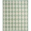 Nourison Positano Indoor-Outdoor Blue Green 8' x 10' Area Rug,