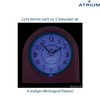 Atrium Kinder Wecker Analog Quarz ohne Ticken mit Licht und