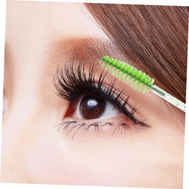 Housoutil 10pcs Eyebrow Brush Tube Eyelash Applicator Beauty Tool Suitable for Women Girls Ladies Easy Cleaning Polishing Effect