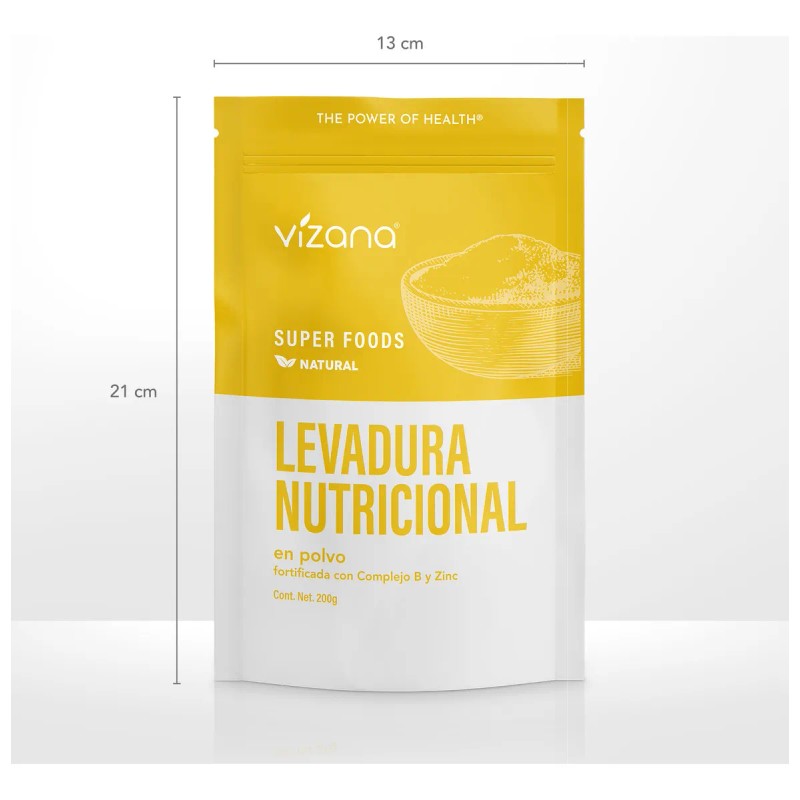 Levadura Nutricional En Polvo 200g Vizana Nutrition