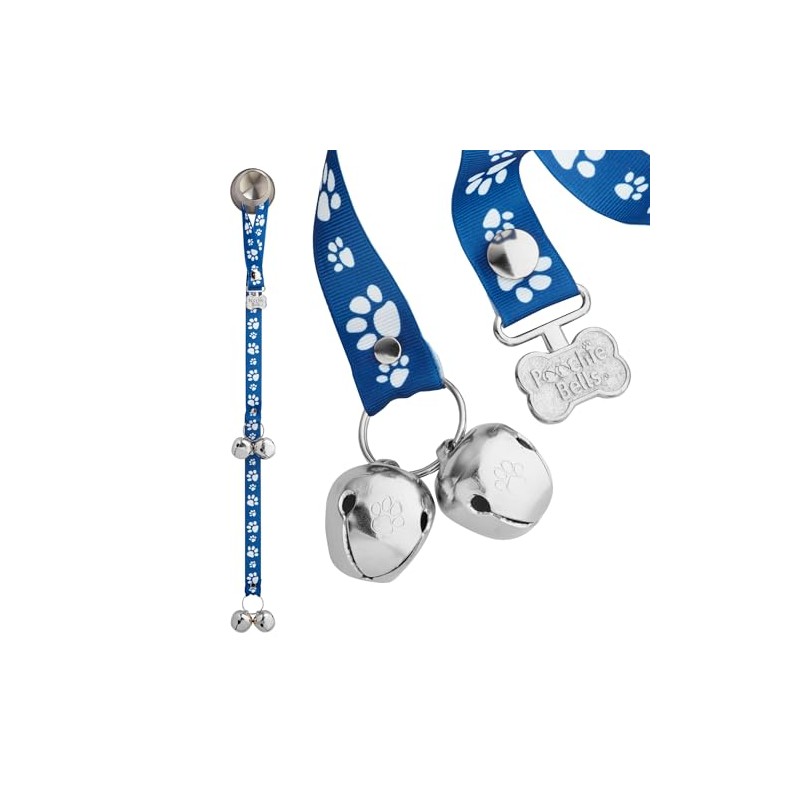 PoochieBells Dog Doorbell, Dog Potty Training Bells, Dog Safe USA-Made