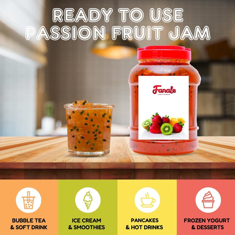 Fanale Premium Flavoring Jam for Bubble Tea | Passion Fruit