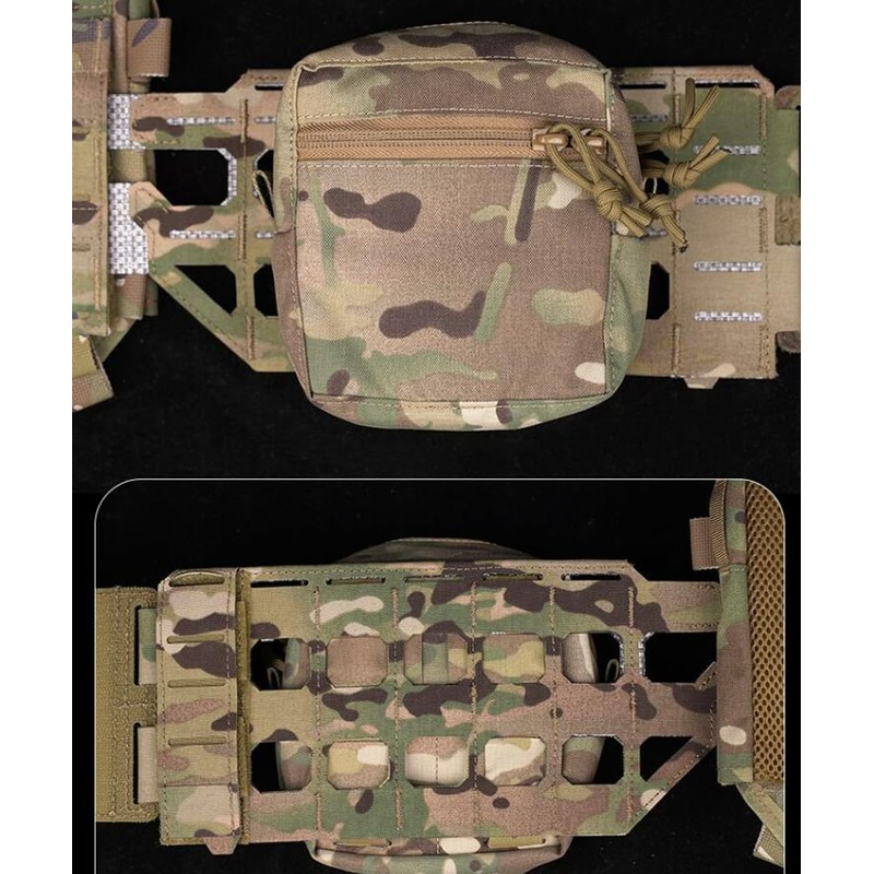 GYDEHUTJ Tactical MOLLE Vest Quick Release Elastic Cummerbund, Lightweight Girdle