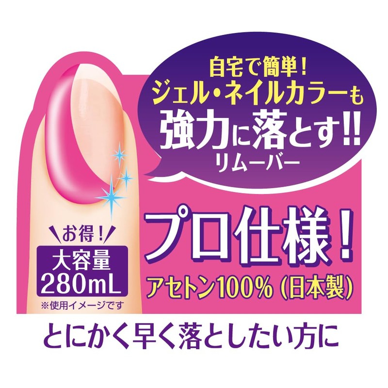 Nail Technician Liquid Gel Nail Remover 2AL6810 (280mL)