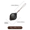 watchegt Eco-friendly Coffee Bean Dosing Tray with Strap, 40g Coffee