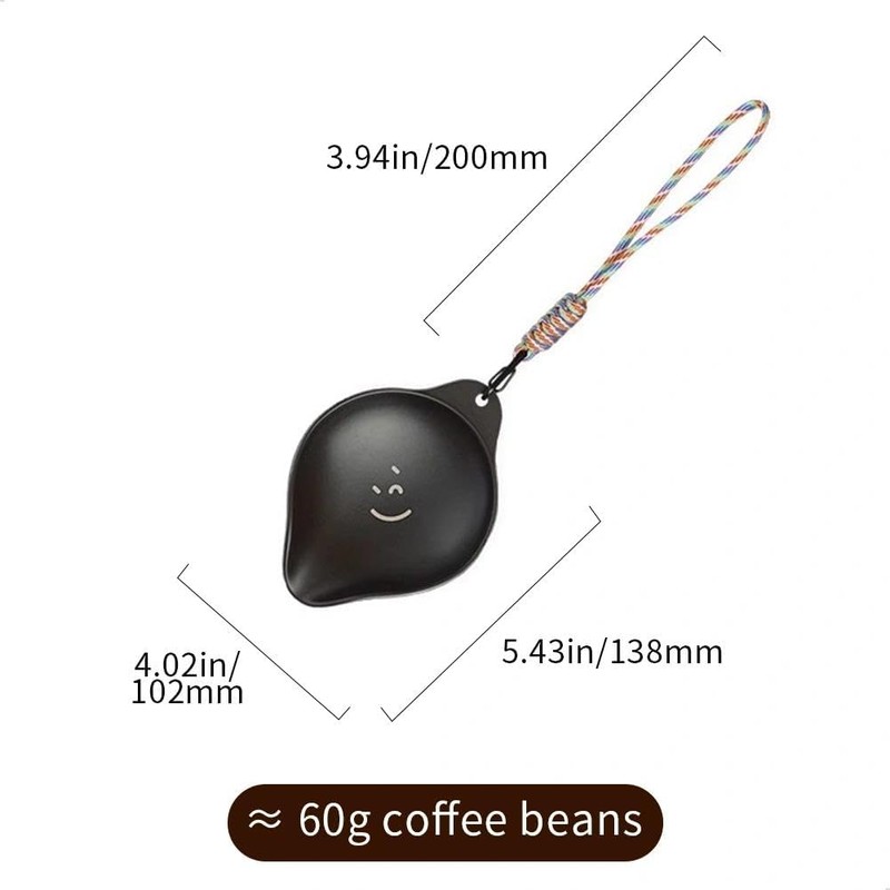 watchegt Eco-friendly Coffee Bean Dosing Tray with Strap, 40g Coffee