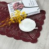 kilofly Handmade Crochet Lace Rectangular Table Runner 15 x 71