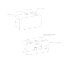 Automatic Condensate Pump, M1 Air Conditioning Pump Silent Condensate Lift Removal System Assembly Parts 110-240V 50-60HZ, Flow Rate 24m3/h