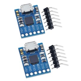 Hailege 2pcs CP2102 Micro USB to UART TTL Convert Module 6-Pin Serial Converter Adapter UART STC Replace FT232 for Arduino