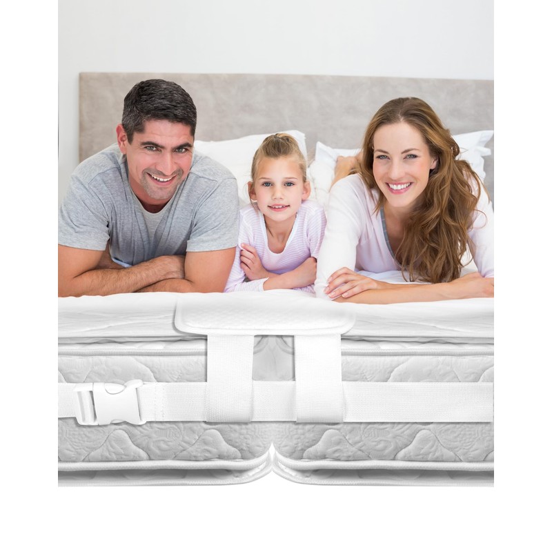 QWORK® Bed Bridge Twin To King Converter, Bed Gap Filler,