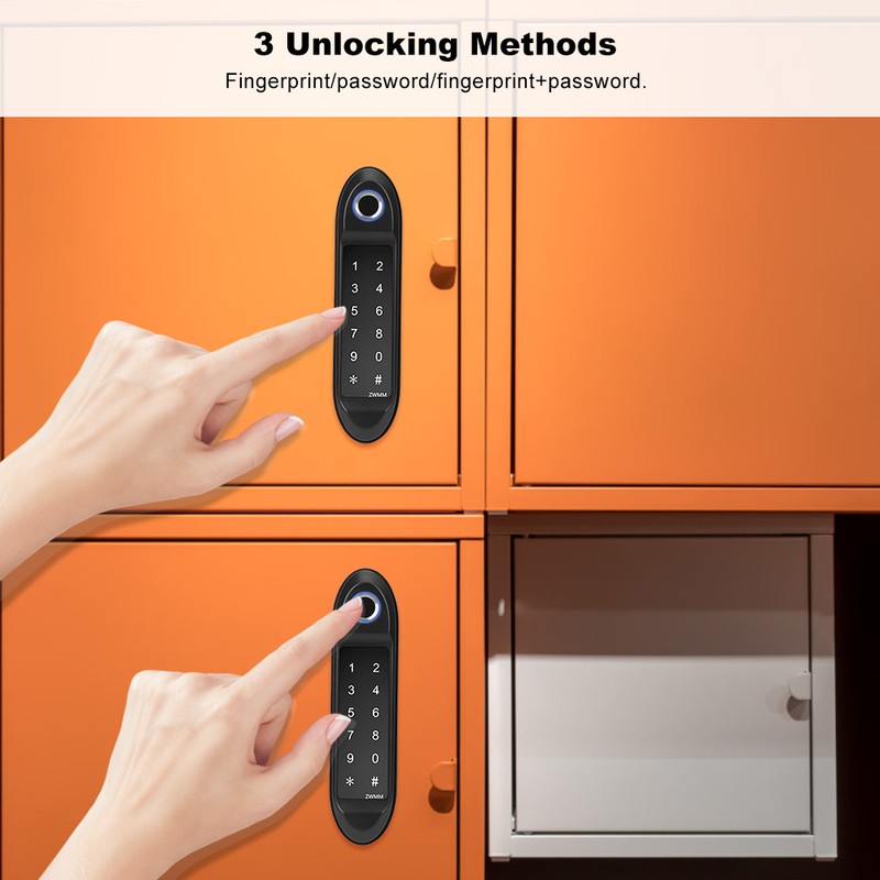 Intelligent Lock Password Biometric Fingerprint Unlock Safety for Wardrobe File