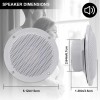 Herdio 4x Herdio 320W 4" Boat Marine Stereo Kitchen Bluetooth