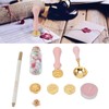 Seal Stamp Kit Replaceable Stamp Patterns Wax Seal Stamp Kit