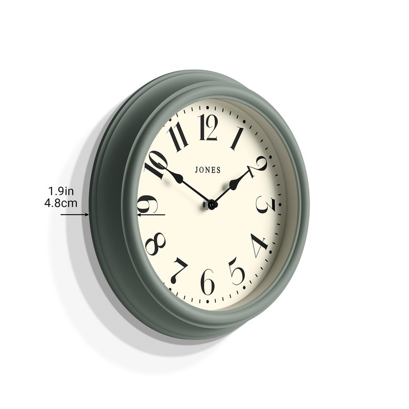 Jones Clocks® Serenity Wall Clock - Round Wall Clock -