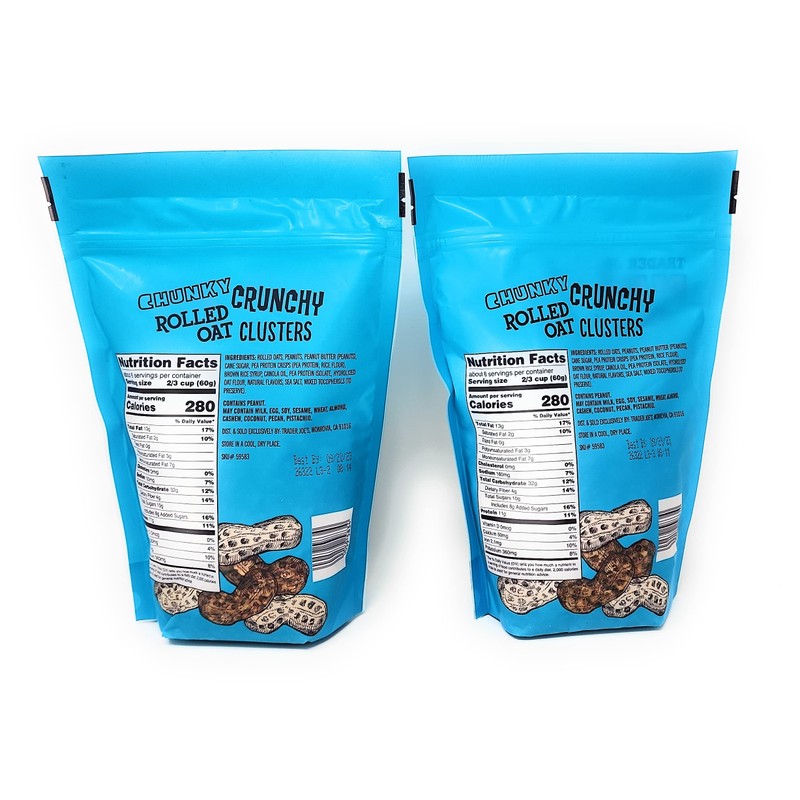 Trader Joe's Peanut Butter Protein Granola Net Wt. 12 Oz