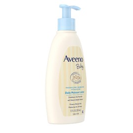 Aveeno Baby Daily Moisture Lotion, Fragrance Free, 12 Ounce