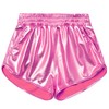 Girls Rose Gold Shorts Kids Metallic Shorts Pink Hot Pants
