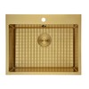 Yutong Kitchen Sink Drain Strainer, 4.5 Inch Sink Strainer with